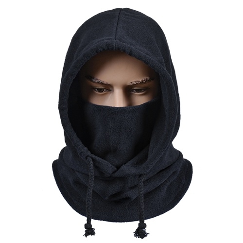 Hiver chaud polaire cagoule sports d'hiver casquette couverture de visage cache-cou pour cyclisme ski moto