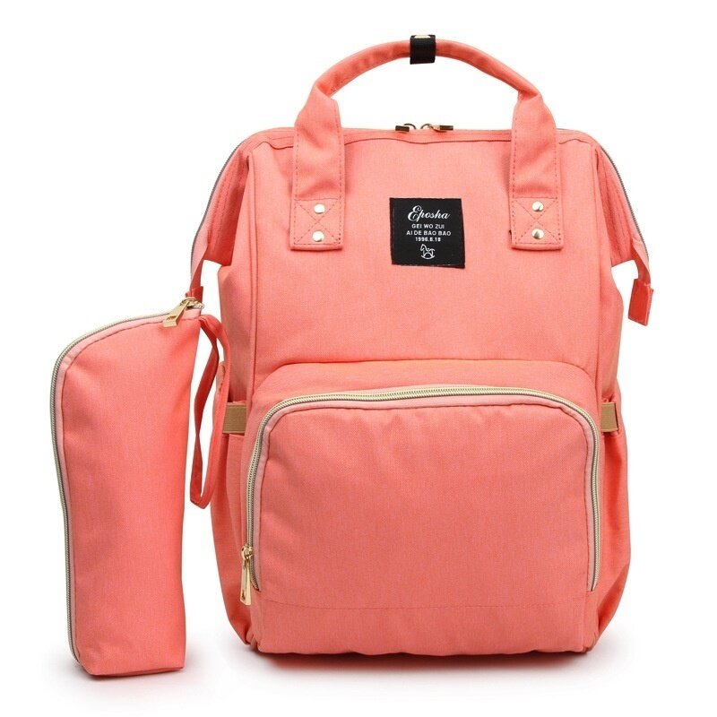 Multi-function Mother Mama Baby Feeding Water Bottle Nursing Bag Diaper Waterproof Bag Stroller Backpack Computer Bag fo