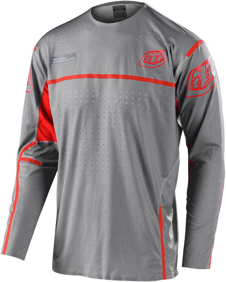 Troy Lee Designs Sprint Ultra Lines Bicycle Jersey, grey-pink, Size S, grey-pink, Size S