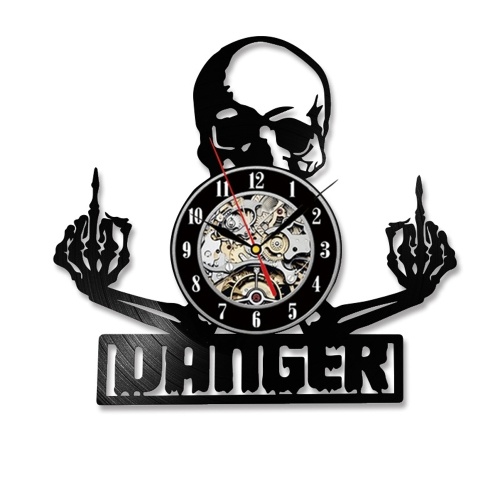 Control remoto de vinilo registro moderno DIY hogar Vintage reloj de pared