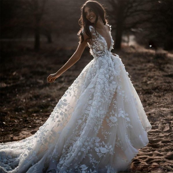 Vintage Sweety Blush white A Line Chiffon Evening Prom Dresses Lace Appliques Plunging V neck Sexy Sheer Cap Sleeves Girls Party Formal Dress