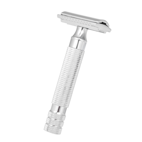 Afeitado Razors Double Edge Handled Safety Tradicional afeitado mojado Razor aleación inoxidable Chrome Plating