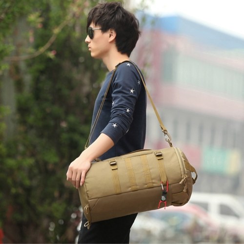 Outdoor Multi-functional  Shoulders Backpack Oxford Cloth Slanting Knapsack Handbag Camouflage Single Shoulder Bag