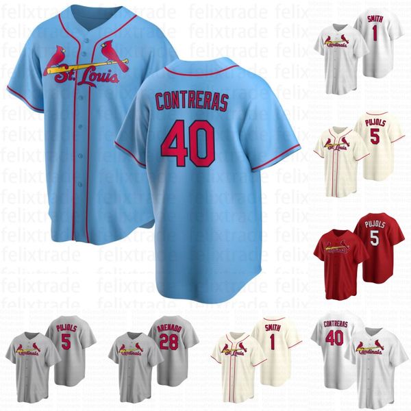 St. L Albert Pujols Cardinal Jersey Yadier Molina Nolan Arenado Paul Goldschmidt Adam Wainwright Alec Burleson Kramer Robertson Nolan Gorman Paul DeJong