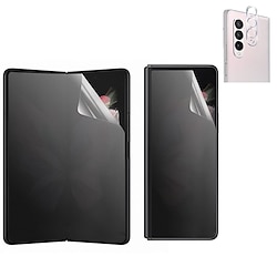 21Pack Phone Screen Protector  Camera Lens Protector For Samsung Z Fold 4 Z Fold 3 TPU Hydrogel Matte Privacy Anti-Spy 9H Hardness Anti-Fingerprint Explosion Proof Phone Accessory Lightinthebox