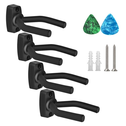 4 pièces cintres de guitare support mural support de guitare guitare ukulélé affichage de soutien de basse