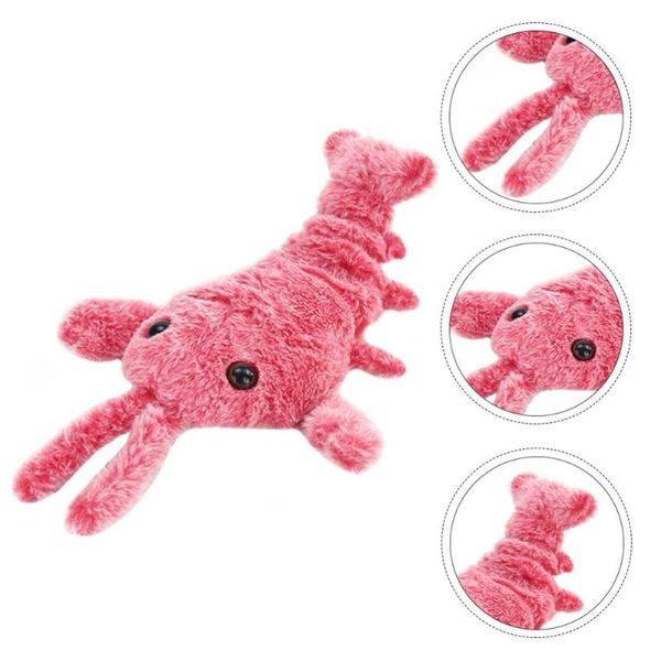 Cat Toys Creative Catnip Electric Simulation Lobster Plush Chewing Plaything