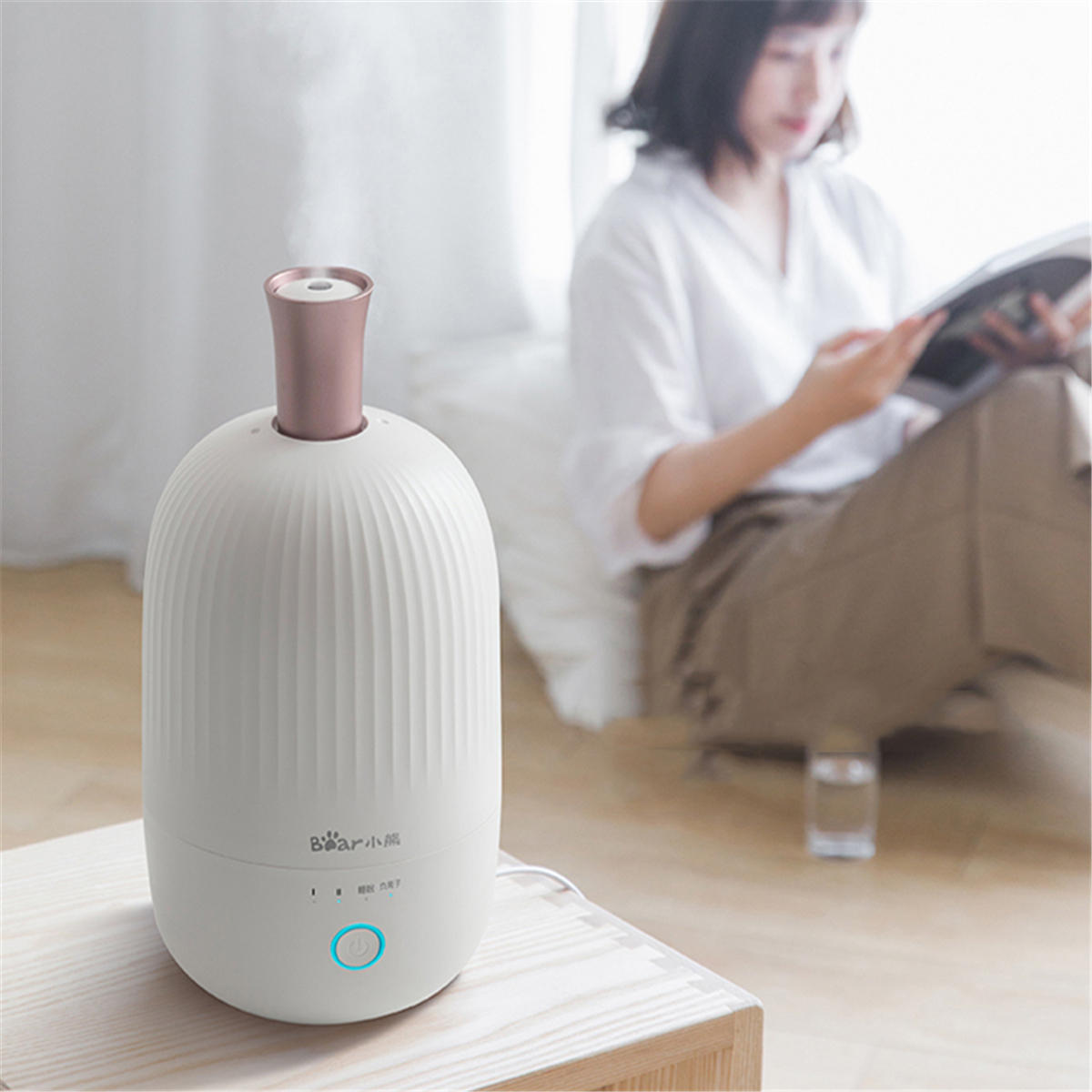 Bear JSQ-B20L1 One-button Touch Humidifier 2L 30W 3-gear Fog Volume Adjustment