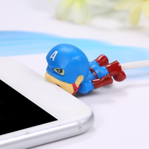 Cubierta protectora de carga USB para cable Animal Cute Bite