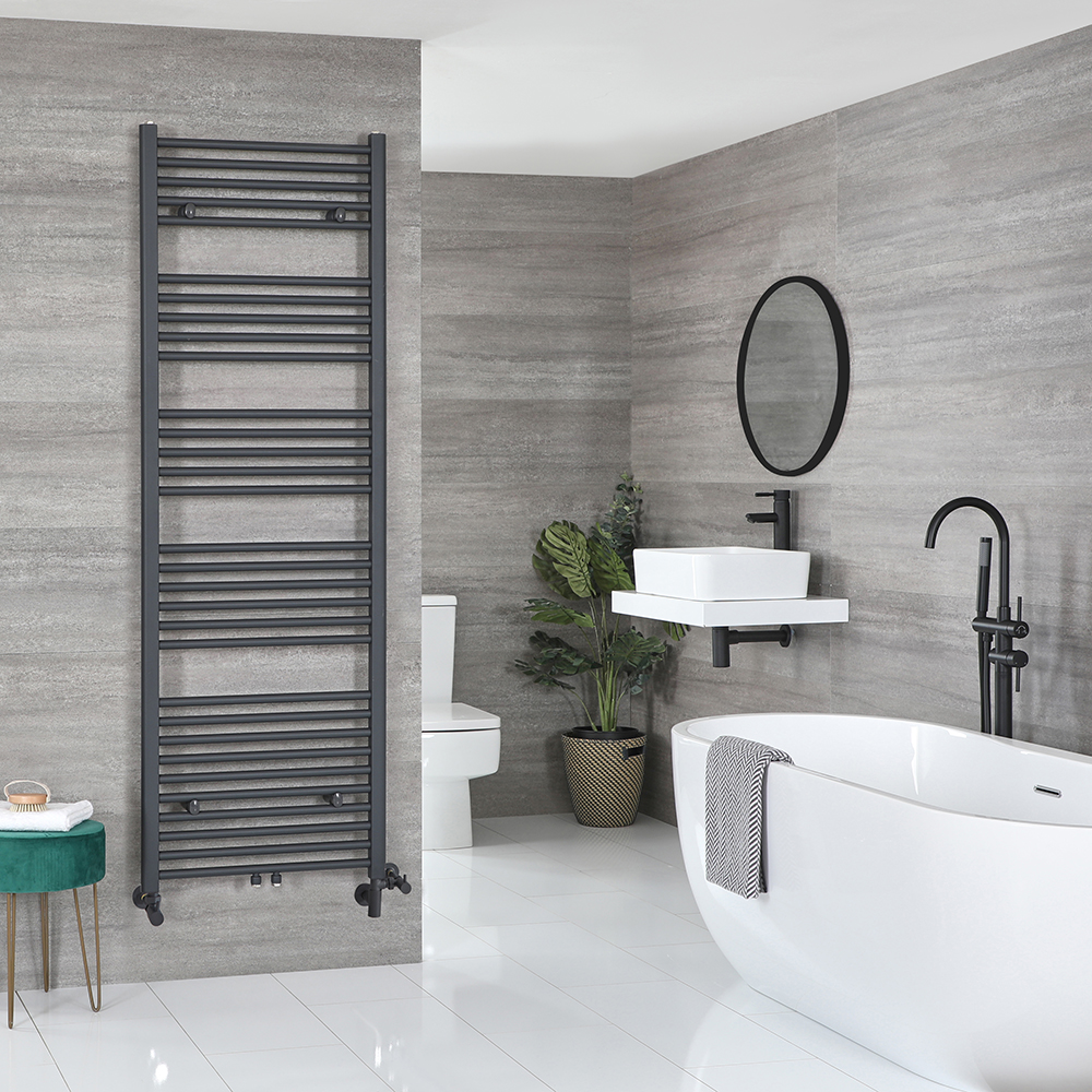Radiador Toallero Mixto - Antracita - 1785mm x 600mm - Neva