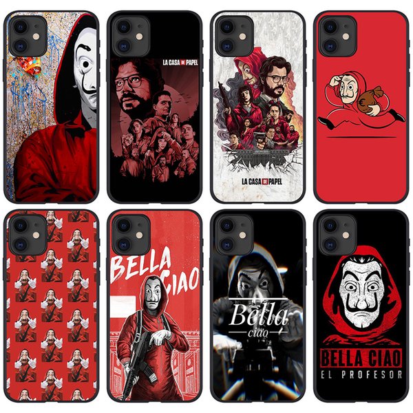 Funny Cartoon La casa de papel 4 season phone case soft rubber bumper cover for iPhone 14 13 12 Pro max 11 x xr xs