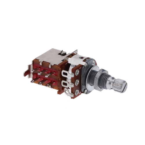 Electric Guitar Push Pull Switch  Volume Control Pot Potentiometer Split Shaft Pots B500K Knob Accessory