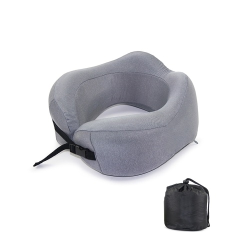 Cuello de viaje almohada de espuma de memoria