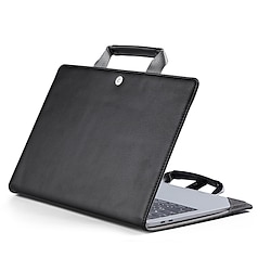 Sacoche ordinateur portable 12  14 16  pouce Compatible avec Macbook Air Pro, HP, Dell, Lenovo, Asus, Acer, Chromebook Notebook Housse pour ordinateur portable Anti-Chocs faux cuir Couleur unie miniinthebox