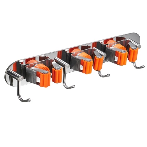 Porta trapeador con porta escoba de gancho