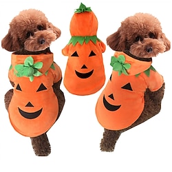 Autumn and Winter Dog Clothes Christmas Halloween Devil Pumpkin Pet Transformation Dress New Pet Clothes Lightinthebox