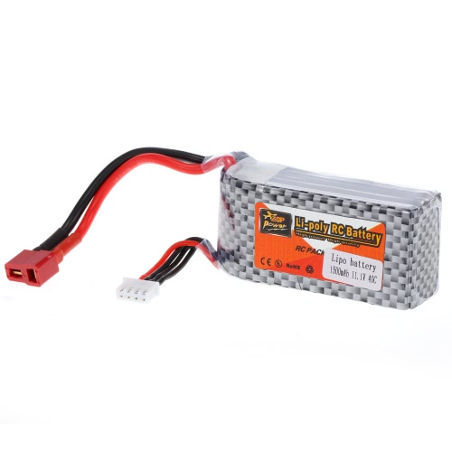 ZOP Power 3S 11.1V 1500mAh 40C LiPo Batería T Plug