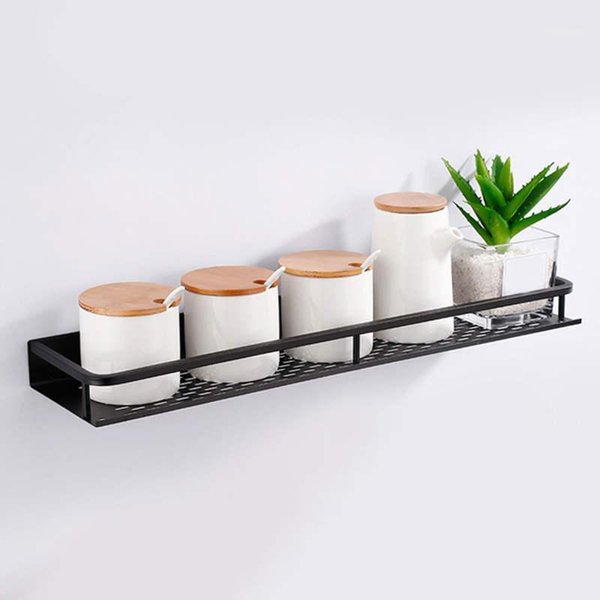 Shower Shelf Bathroom Wall Mounted Storage Rack Shampoo Organizer Holder Corner Shelves Hooks & Rails1