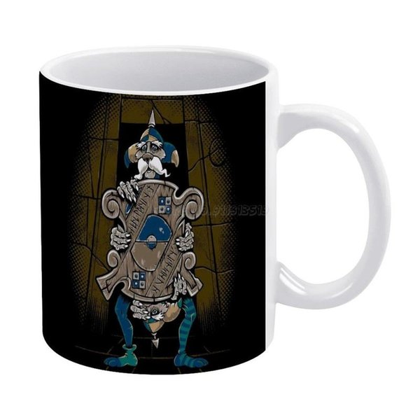 Mugs One Of Us Always Lies-Labyrinth Door-Goblin-80's Fantasy White Mug 11 Oz Funny Ceramic Coffee/Tea/Cocoa Unique Gift Labyrint