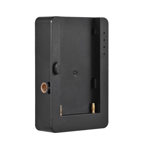 Plaque d'adaptateur de batterie NP-F avec port de charge de type C USB5V DC7.4V Sorties de 1/4 de pouce pour batteries NP-F550 F750 F970