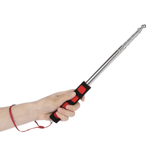 Brand New 2 Meters Outdoor Stainless Steel Telescopic Flag Pole for Teachers' Flagpole Teaching Pointer Tour Guide   Banner 79
