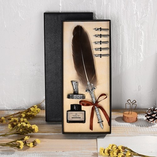 Set d'encres d'écriture pour stylo plume plume vintage plume parfait