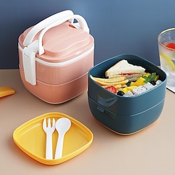 Japanese Cartoon Creative Plastic Lunch Box Multi-Layer Square Gift Lightinthebox