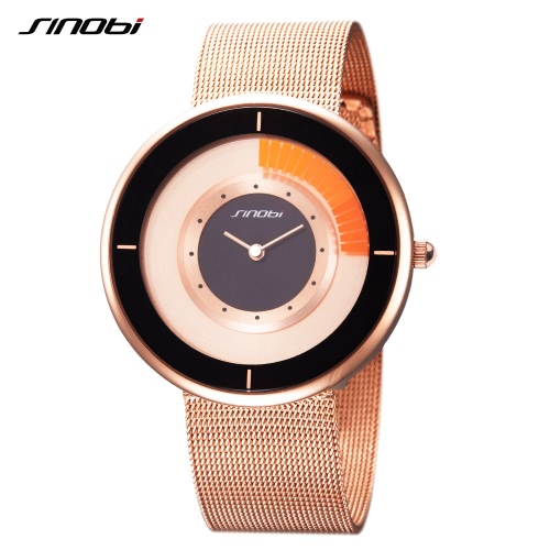 SINOBI Fashion Casual Watch 3ATM Water-resistant Quartz Watches Men Wriswatches Male