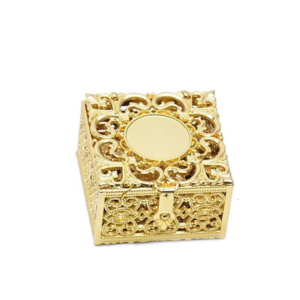 Rosary Bead Box Chaining Metals Christian Catholic Religious Jewelry Case Storage 40JA