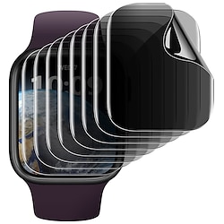 [8 Pack] Watch Screen Protector Compatible with Apple Watch Ultra 49mm Series 8 7 41mm 45mm Series 6 5 4 SE 40mm 44mm Series 3 2 1 38mm 42mm Bubble Free Soft Film TPU Soft Film Watch Accessories Lightinthebox