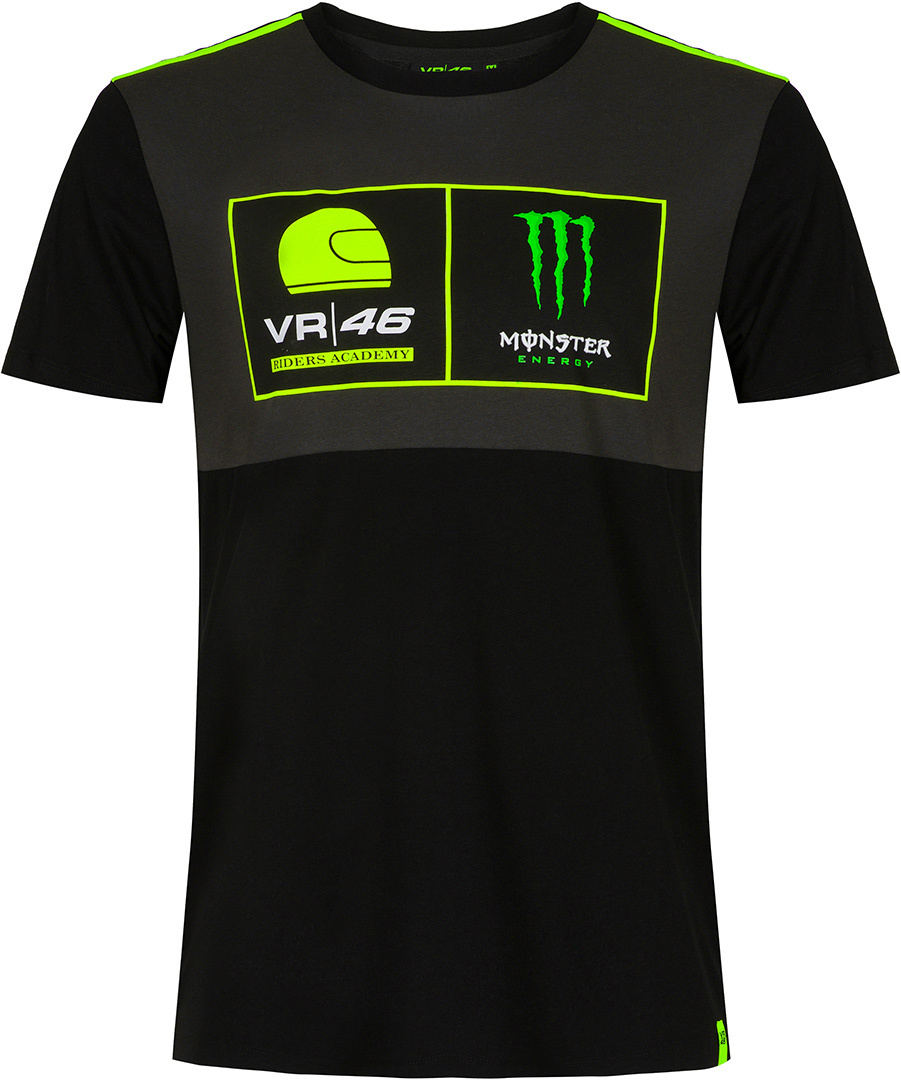VR46 Monster Academy T-Shirt Noir Jaune S