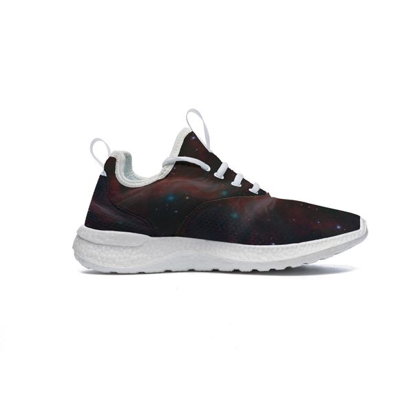Men Stitch Running Shoes Custom Sneakers Women Black White Mid Cut Breathable Outdoor Sports Shoe Color44