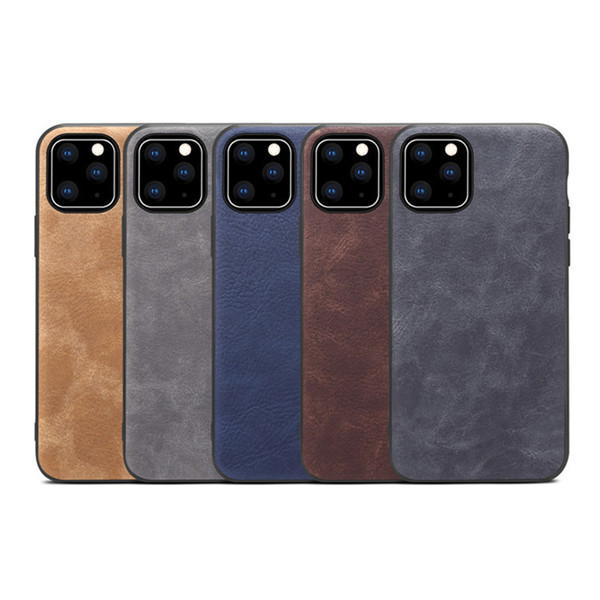 Retro Leather Phone Cases Frosted Anti-fall Protective Case For iPhone 13 12 Mini 11 Pro X XS Max XR 8 7 6S Plus DHL Fast