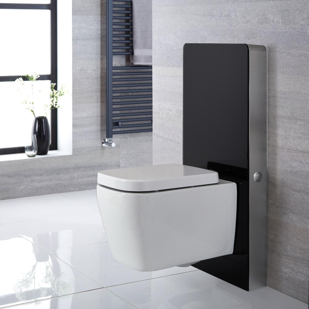 Kit para Inodoro Negro de 500mm Sin Inodoro - Saru