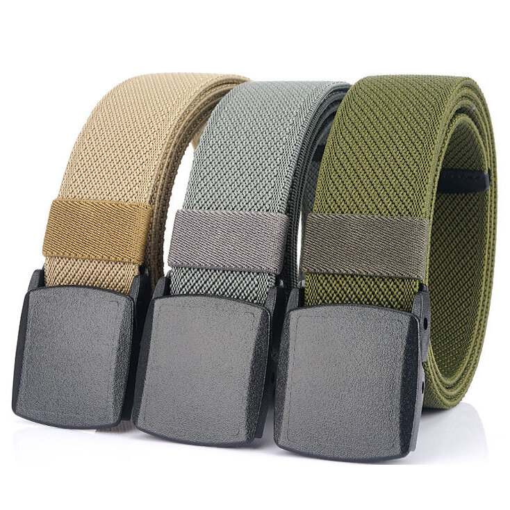 ENNIU 125cm 3.8cm Width Men Fashion Nylon Automatic Buckle Waist Belts Quick Unlock