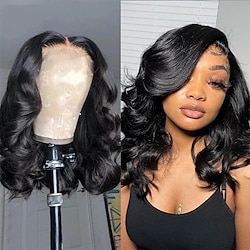 1PC Women's Headbands Wigs For Daily Head Handmade Synthetic Black Lightinthebox