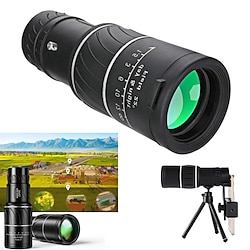 Télescope monoculaire 16x52 Le télescope extérieur haute définition peut être utilisé avec les téléphones portables pour prendre des photos adaptées à l'observation des oiseaux / au camping / aux Lightinthebox