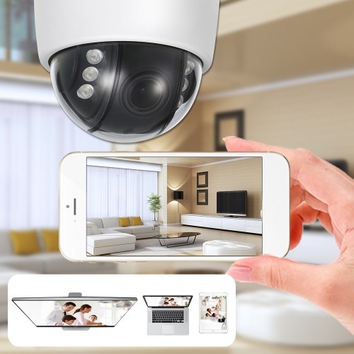 HD 1080P cámara inalámbrica WIFI Dome PTZ IP