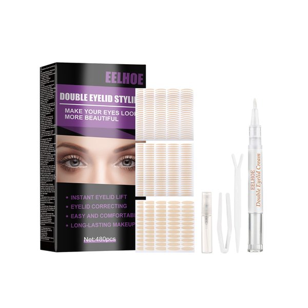 Free freight eelhoe Double eyelid stickers set invisible natural and long-lasting big eye artifact
