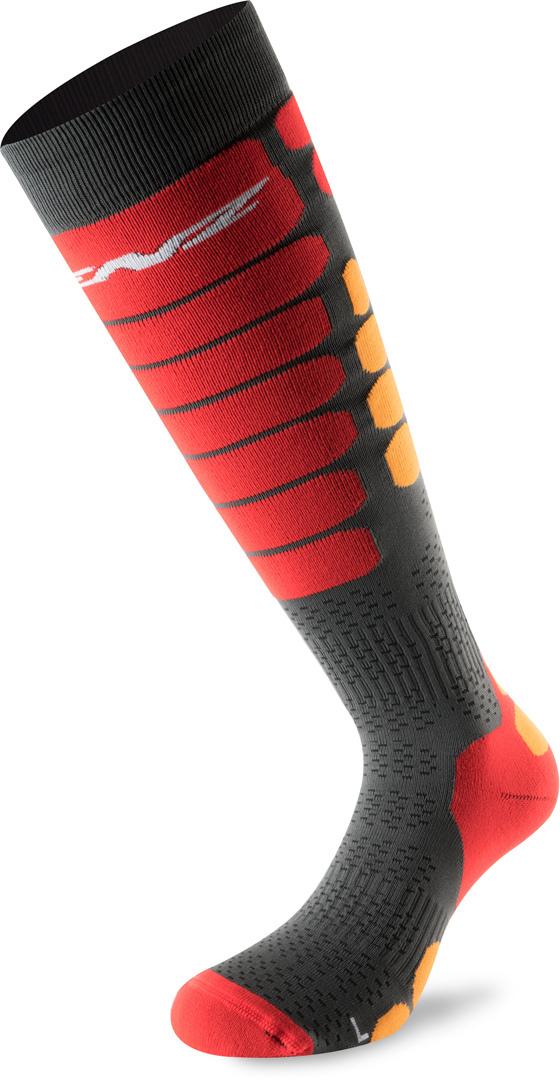 Lenz Skiing 5.0 Socks Chaussettes Noir Rouge 45 46 47