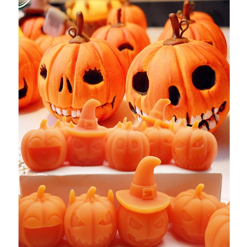1Pcs Soft Glue Pumpkin Toy Healing Squeeze Stretch