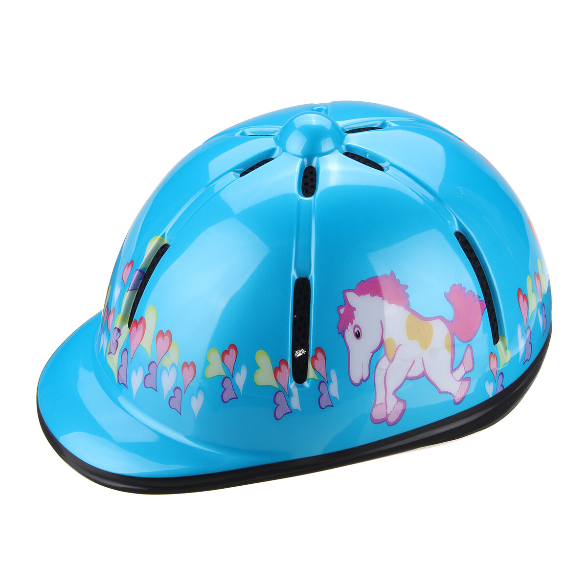 Adjustable Horse Riding Safe Hat Unicorn Racing Cap Ventilated Helmet For Kids Childs Cycling Helmet