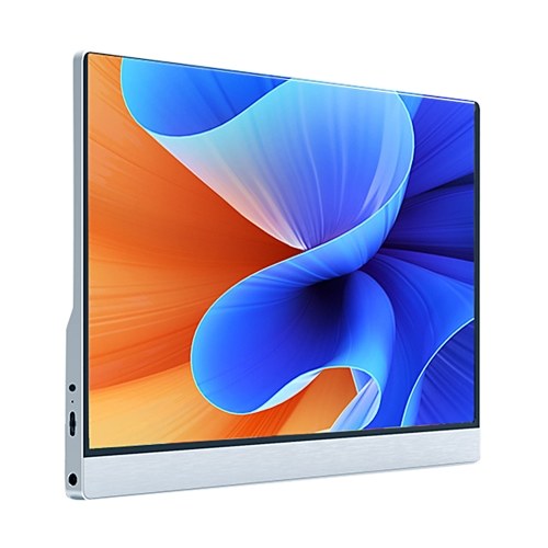 Écran IPS de moniteur Portable de 12.5 pouces 2560*1440 résolution Angle de vision de 178° 60Hz taux de rafraîchissement prise ue argentée de compatibilité large