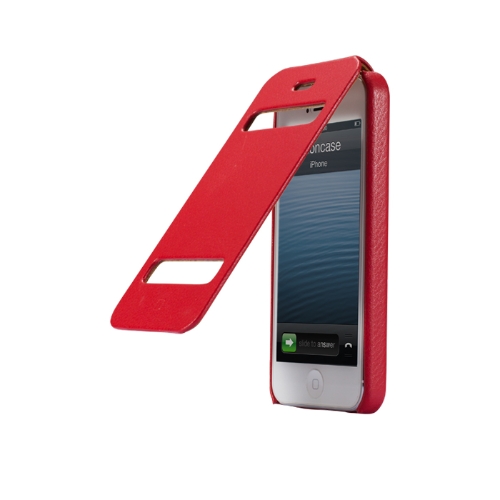 Jisoncase Flip Classic protection Etui Housse pour iPhone 5