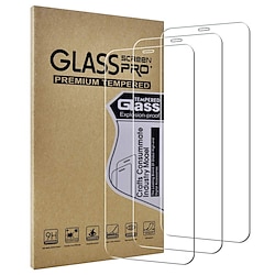 [3 paquet] Téléphoner Protection Écran Pour Apple iPhone 14 Pro Max 13 12 11 Pro Max Mini X XR XS 8 7 Plus Verre Trempé Haute Définition (HD) Dureté 9H Extra Fin Accessoire de Téléphone miniinthebox
