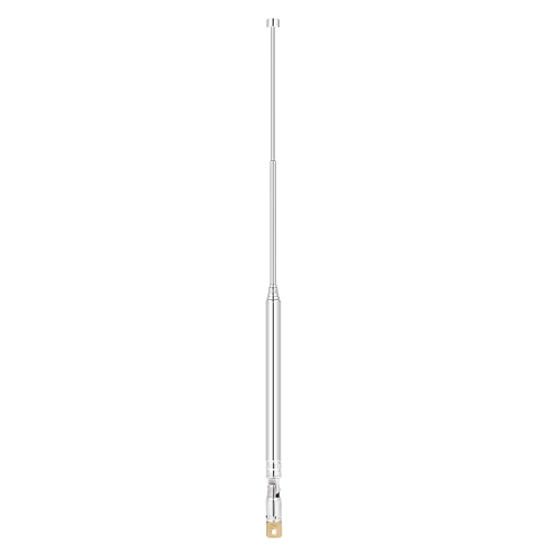 Telescopic FM Radio Antenna 7 Sections Chromium-plating Copper Antenna 180