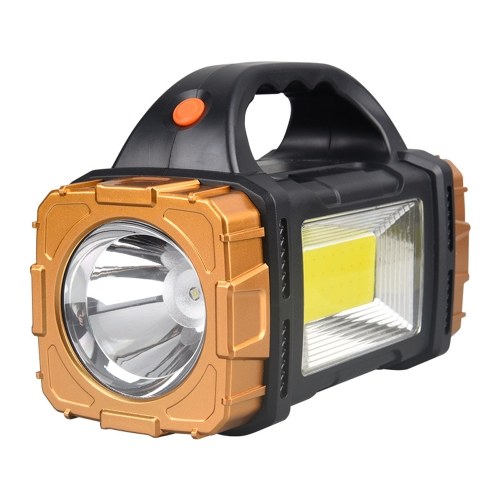 Lampe de poche multifonctionnelle Lumière solaire de camping Luminaire de travail portable pour camping extérieur Inspection d'aventure de randonnée