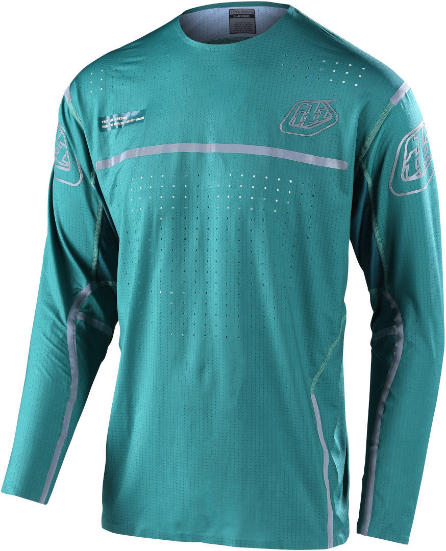 Troy Lee Designs Sprint Ultra Lines Bicycle Jersey, white-green, Size S, white-green, Size S