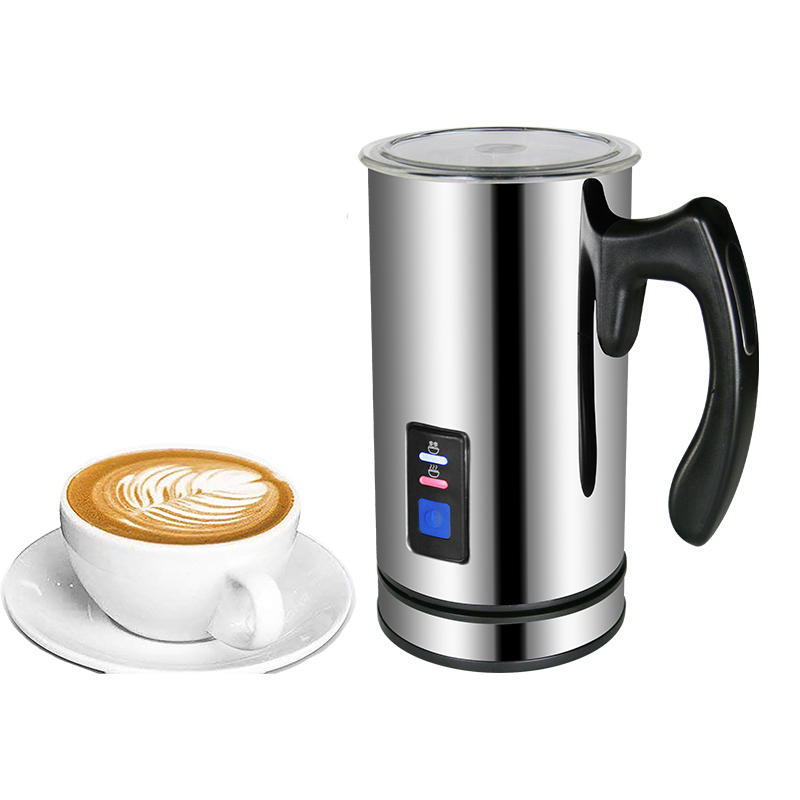 BioloMix Stainless Steel Milk foam Machine Coffee Machine 220V Electric Milk Frother Foamer Milk Warmer Foam Latte Cappu