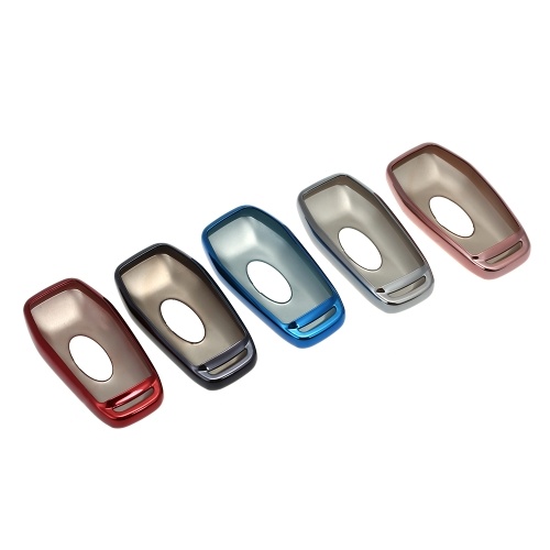 Llavero Fob Case TPU Material Fit para Ford Taurus Auto Car Remote Key Case Fob Shell, Azul
